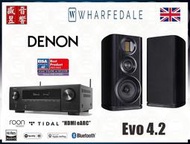 『盛昱音響』Denon AVR-X1700H 環繞擴大機 + 英國 Wharfedale Evo 4.2 喇叭