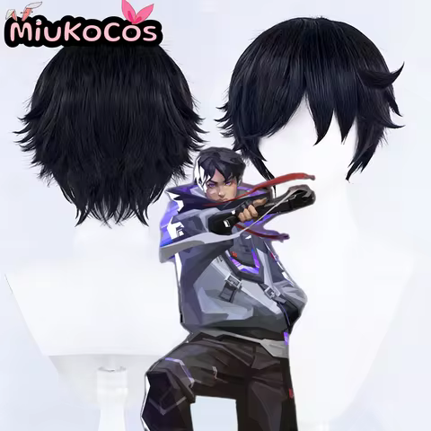 IN STOCK Iso Cosplay Wig MiukoCosplay Game Valorant Cosplay Wig