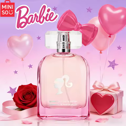 MINISO & BARBIE Women Perfume Original Floral Fruity Designer Fragrance For Woman Spray 50/75ML Girl