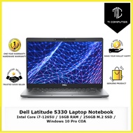 Dell Latitude 5330 Intel Core i7-1265U 16GB RAM M.2 256GB SSD Win10 Pro 13.3 Inch FHD Laptop Noteboo