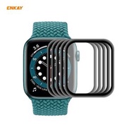 全城熱賣 - 適用於 Apple Watch 6/5/4/SE 44mm 5片裝 ENKAY Hat-Prince 3D曲面PC軟邊+PMMA全屏覆蓋高清屏幕保護膜