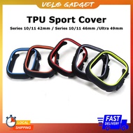 TPU Sport Bumper Case For iWatch Series 10 11 42mm / Series 10 11 46mm / Ultra 49 / Ultra 2 / Ultra 