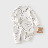 Newborn Baby June Clothes Pure Cotton Baby Spring Autumn Toddler 0-June Clothes Autumn Clothes Butte