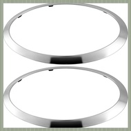 ( S U Z B )For  F55 F56 F57 03-18 Chrome Left Right Front Headlights Frame Headlight Eyebrow Ring Co