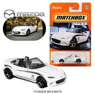 MATCHBOX : '15 MAZDA MX-8 MIATA รุ่น โมเดลรถเหล็ก ของเล่น ของสะสม ลิขสิทธิ์แท้ (ในร้านมีให้เลือกมากกว่า500แบบ) แม็คบล๊อค โมเดลรถ ของเล่น MB1E7