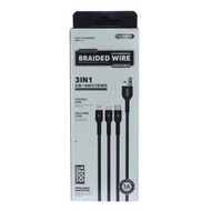 ATLAS YK DESIGN MDYK-S29 3IN1 TAHAN LASAK WIRE BOLD TERAS 1200 MM PANJANG KAWAD 3A OUTPUT ARUS