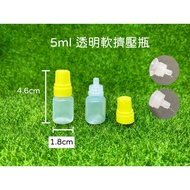 Dropper Bottle, Potion 5ml, 20ml, Tube Plastic Travel Sub-Bottling, Small Squeeze Bottle [Made In Ta
