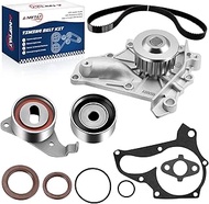 Engine Timing Belt Kit Water Pump Tensioner Compatible with 1987-2001 Toyota Camry, 1996-2000 Rav4, 