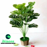 BUNGA MONSTERA PLASTIK DAUN MONSTERA BUNGA PLASTIK TANAMAN ARTIFICIAL