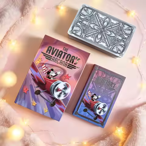 2026 New The Aviator's Arcana Tarot Cards Learning Divination Fate Oracle Rider Waite Tarot Mickey G