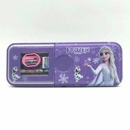 Gratis Ongkir - Kotak Pensil Sanrio Bening 2 Tingkat / Kotak Pensil Sanrio / Kotak Pensil Magnet
