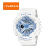 CASIO BABY-G White Resin Band Women Sports Watch BA-110XBE-7A