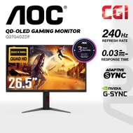 AOC 26.5" Q27G40ZDF QD-OLED QHD 240Hz 0.3ms Monitor