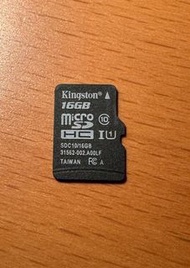 ( sold ) Kingston 16GB micro SD Memory Card SDHC tf card microSD microSDHC 記憶卡 記憶咭 for CCD 數碼相機 Digi