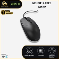 ROBOT Optical Mouse Office Wired M102 Wired Mouse / Mouse for PC 1 Year Warranty Mouse Wired