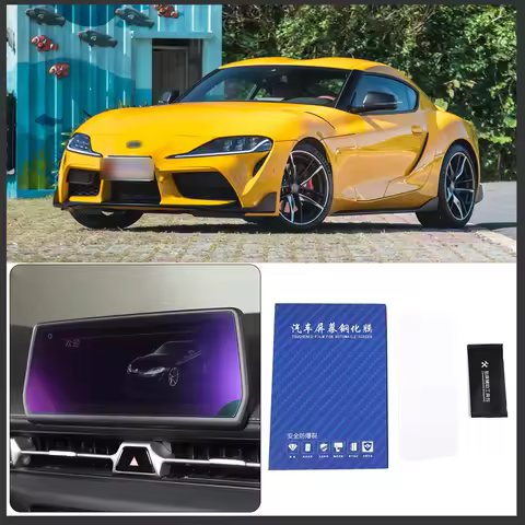 Navigation Tempered Glass Touch Screen Protective Film For Toyota GR Supra A90 A91 J29 DB 2019-2026 