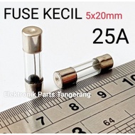 (5PCS) 25A FUSE SMALL TUBE 5X20mm FUSE 25 AMPERE FUSE 25A SMALL FUSE 25A FUSE 25A FUSE 25 AMPERE FUS