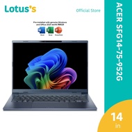 Acer Swift Go 14 Ai SFG14-75-952G 14" WUXGA Oled Laptop Steam Blue  (CU9-288V,32GB,1TB,W11,H&S+M365)