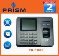 Prism PR-1800 Standalone Time Clock Biometric Fingerprint Time Attendance Device