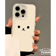 Cute Expression Bear Phone Case For OPPO Find X8 Pro X7 F27 F21 Pro Plus A3 A3i A2 A1 Pro A2x A2M A1