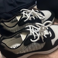 Dior迪奧b25藍色黑色甕皮運動鞋 布鞋 休閒鞋 專櫃3萬3