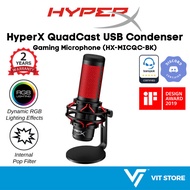 HyperX Quadcast USB Condenser Gaming Streaming Microphone 4P5P6AA For PC Desktop Laptop PS4 2 Years