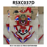 Cover Set Rapido Honda RSX 150 (3) Trico Edition Red RSX150 Accessories Motor RS-X RS-X150 Coverset 