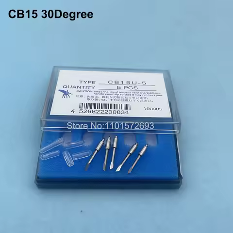 5PCS CB09 CB09UB-5 Knife Blade CB15 CB15U-5 Cemented Carbide Blade For Graphtec CE3000 CE5000 CE6000