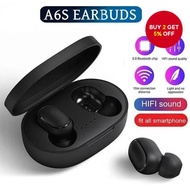 A6S Earbuds TWS Wireless Bluetooth Headphone Noise Canceling Sports Gaming Office Headphone With Mic