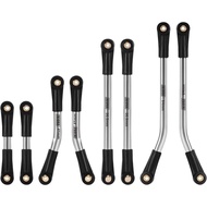 INJORA Stainless Steel High Clearance Chassis 4 Links Set for 1/24 Axial SCX24 GX470 Upgrade