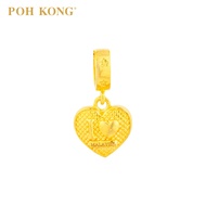 POH KONG 916/22K Gold Karya Anggun Love Malaysia Charm