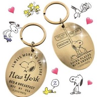 Snoopy PEANUTS PLAZA限定新款﻿🐾﻿﻿ ﻿﻿ 🔖 Snoopy Metal Ring Keyholder