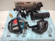 Paket Gas Spontan Domino 1 Kabel plus Saklar Domino KTC Crf KLX Vixion Mio Beat Jupiter Satria Fu Su