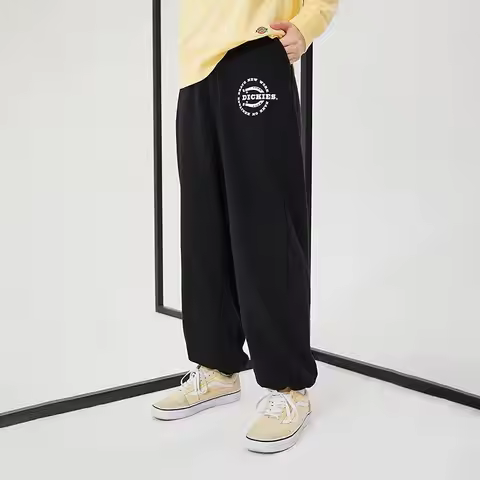 Dickies Loose Fit Cuffed Sweatpants Elastic Waist Casual Joggers Men Summer