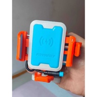 Modo Wolf Wireless Charging Mobile Phone Holder Motorcycle Navigation Fixed Frame Universal Shock Ab