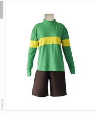 Trang Phục Hóa Trang Trò Chơi Undertale Frisk Chara Áo Nỉ Andertail Vòng Cổ Dao Quần Áo Dài Tay Cổ C