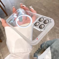 For Honor 200 Smart X7C 5G ALT-NX1 4G With Magnetic Sticker Camera Lens Anti-Drop Colorful Cover