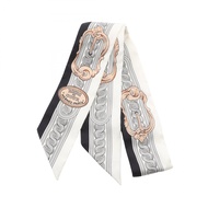 【二手】愛馬仕 HERMES 絲巾 Twilly BRIDE DE COUR 女士真絲絲巾