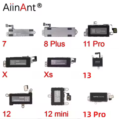 AiinAnt For TAPTIC ENGINE Motor Vibrator Flex Cable For iPhone 11 Pro X Xr Xs Max 7 8 Plus Phone Rep