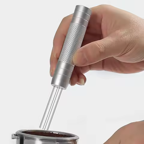 Espresso Stirring Needle Coffee Stirrer Magnetic Coffee Tamper Needle Espresso Distributor Needle Co