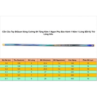 Cần câu tay Biquan Sóng Cường 6H bản cao cấp chính hãng tặng kèm ngọn phụ bảo hành 1 năm các lóng