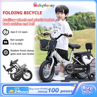 Bike for kids boy&girl Foldable bicycle for kids Suitable 2-10 years old Portable Dolphin kids bike