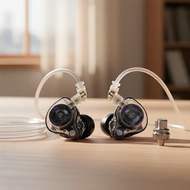 KZ Gale Gaming Headset: HiFi earbuds with deep bass, comfortable design, and microphone for gaming a