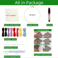 Beginner Embroidery Kit Embroidery Kit Colorful Handmade Craft Set