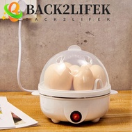 BACK2LIFEK Eggs Boiler Steamed Auto-Off Food Steamer Poacher Egg Heater Breakfast Kitchen Egg Steame