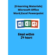 [E-learning Material] Microsoft Office Word, Powerpoint, Excel.