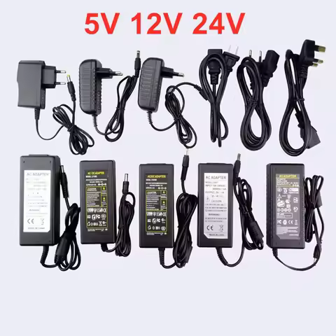 DC 12V Switching Power Supply 5V 6V 8V 9V 13V 15V 24V 1A 2A 3A 5A 6A 8A 10A Transformer AC 220V TO 1