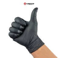 Rubber Detailing Gloves / Nitrile Rubber Gloves - Black Nitrile Gloves Black