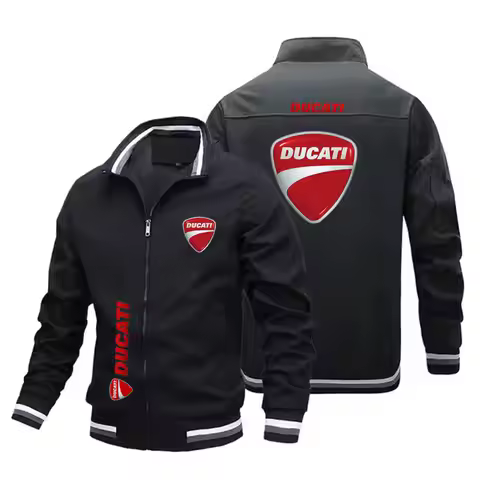 Spring summer men's motorcycle DUCATI jacket outdoor casual fashion jacket zipper sport sunscreen me