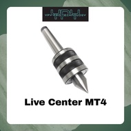 MT4 Live Center Morse Taper 4MT Triple Bearing Lathe Medium Duty 60 Degree